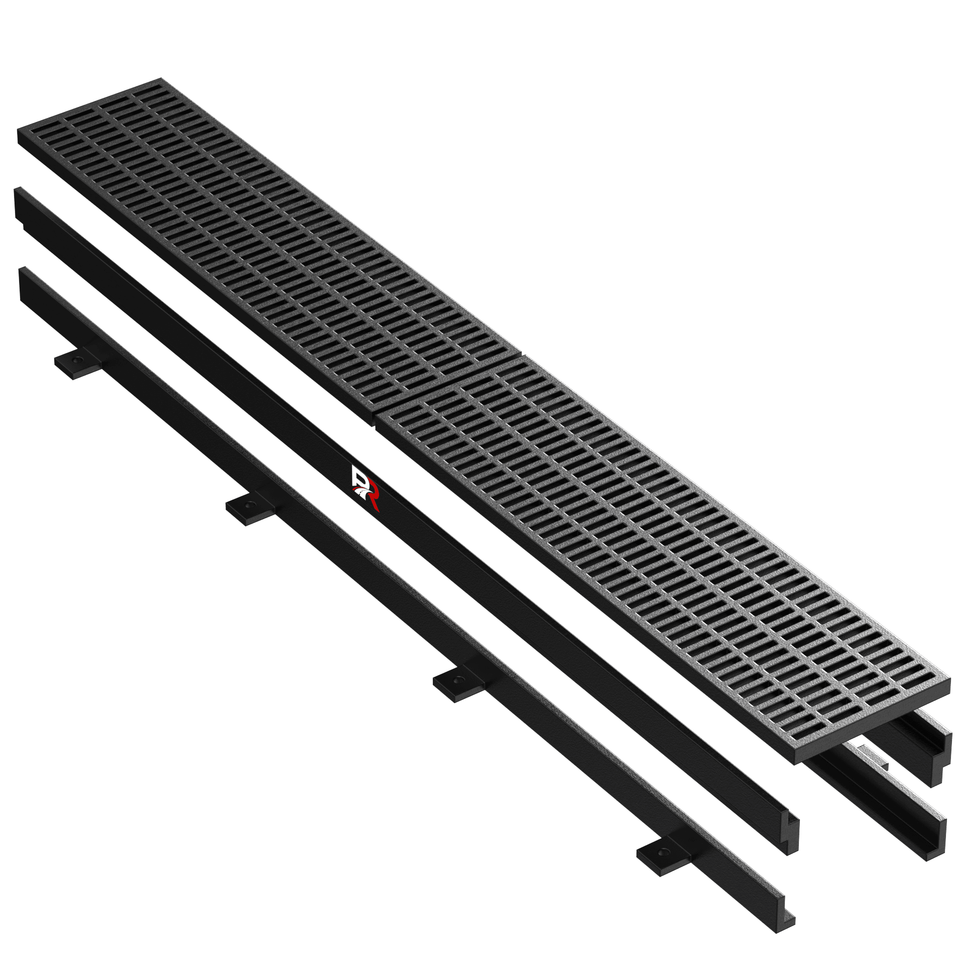 10" x 36" Heavy Steel Grate & Paving Riser
